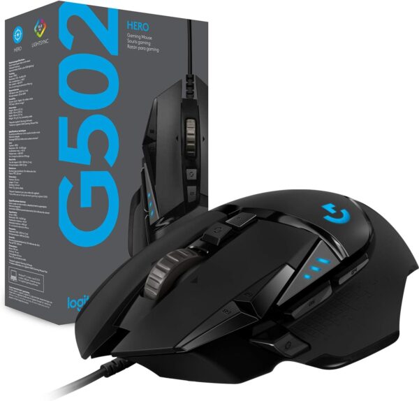 Logitech G502 HERO - Mouse para juegos de alto rendimiento con cable - Image 10