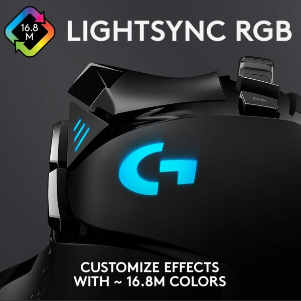 Logitech G502 HERO - Mouse para juegos de alto rendimiento con cable - Image 3