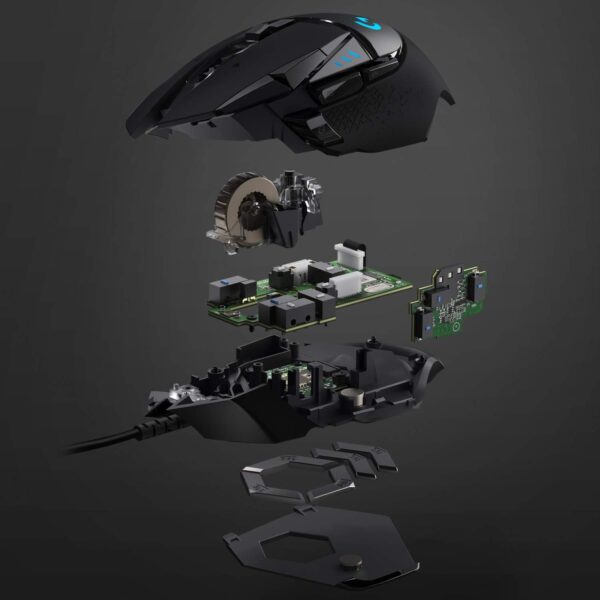 Logitech G502 HERO - Mouse para juegos de alto rendimiento con cable - Image 4