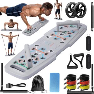 Tabla de flexiones, equipo de entrenamiento para gimnasio en casa 20 en 1