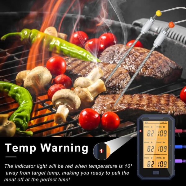 Termómetro inalámbrico para carne, termómetro de carne Bluetooth - Image 3