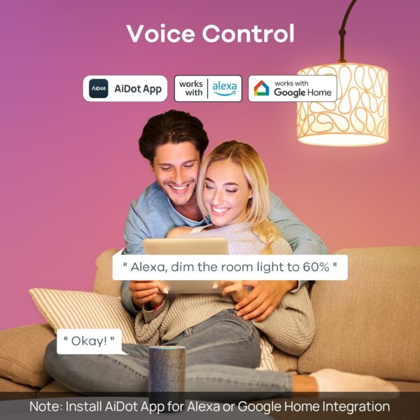 Linkind Bombillas inteligentes, bombilla inteligente que funciona con Alexa y Google Home - Image 9