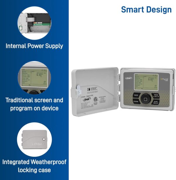 Sistema de rociadores por wifi Orbit 57946 B-hyve. Interior y exterior 6 estaciones. - Image 7