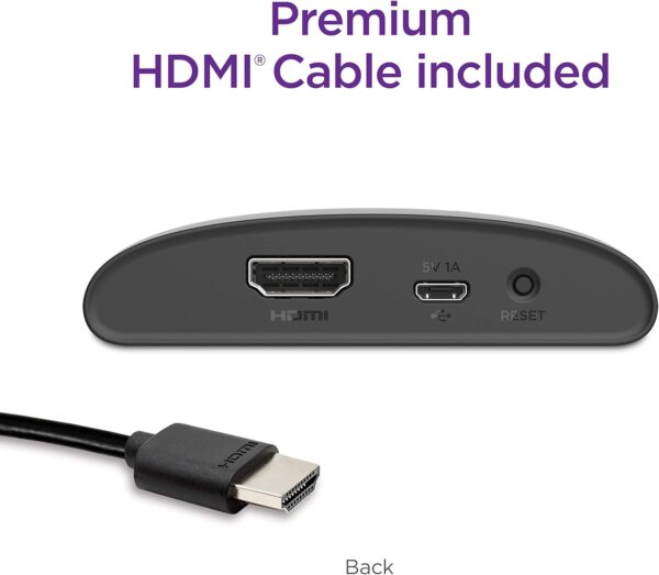 Roku Express 4K+ | Dispositivo de transmisión Roku 4K/HDR, control remoto por voz Roku y TV en vivo - Image 4