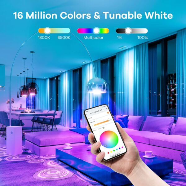 Linkind Bombillas inteligentes, bombilla inteligente que funciona con Alexa y Google Home - Image 8