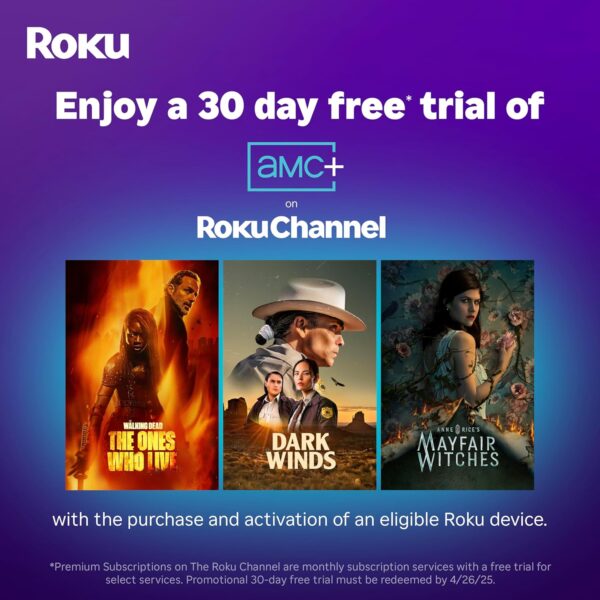 Roku Express 4K+ | Dispositivo de transmisión Roku 4K/HDR, control remoto por voz Roku y TV en vivo - Image 6