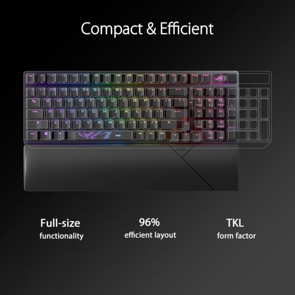 ASUS ROG Strix Scope II 96 Teclado inalámbrico mecanico para juegos - Image 2