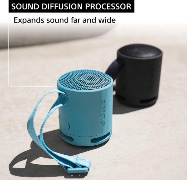 Sony SRS-XB100 Altavoz de viaje inalámbrico Bluetooth portátil, ligero, supercompacto - Image 6