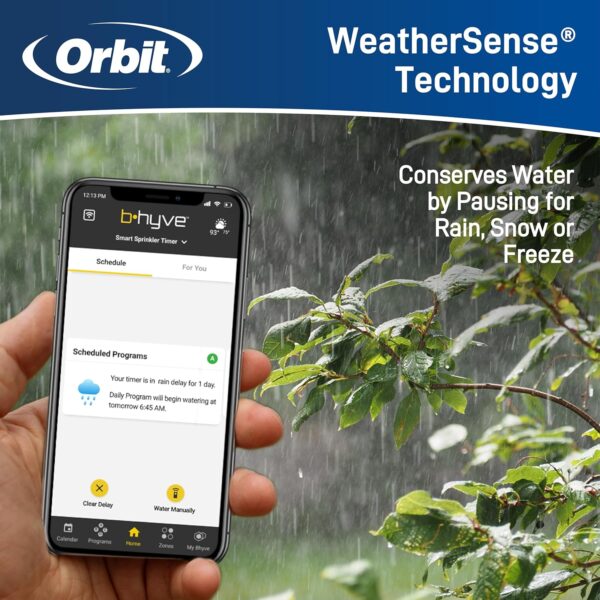 Sistema de rociadores por wifi Orbit 57946 B-hyve. Interior y exterior 6 estaciones. - Image 6