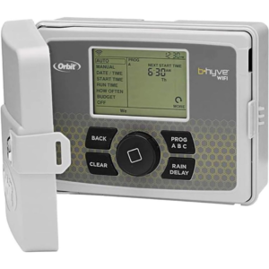 Sistema de rociadores por wifi Orbit 57946 B-hyve. Interior y exterior 6 estaciones.