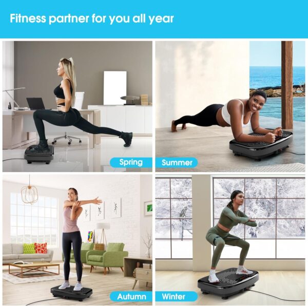 Vibration Plate Exercise Machine for Lymphatic Drainage Weight Loss - Image 3