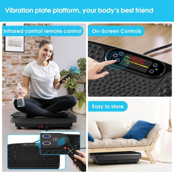 Vibration Plate Exercise Machine for Lymphatic Drainage Weight Loss - Image 4