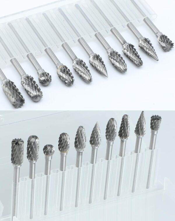 10 brocas de carburo de 1/8 pulgadas compatibles con brocas Dremel - Image 9