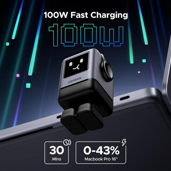 UGREEN Uno Charger - Cargador USB C de 100 W, Nexode, cargador GaN de 4 puertos - Image 3
