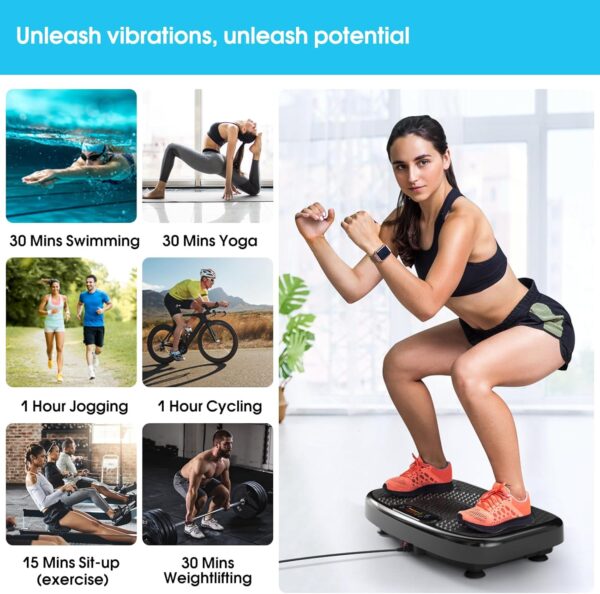 Vibration Plate Exercise Machine for Lymphatic Drainage Weight Loss - Image 7