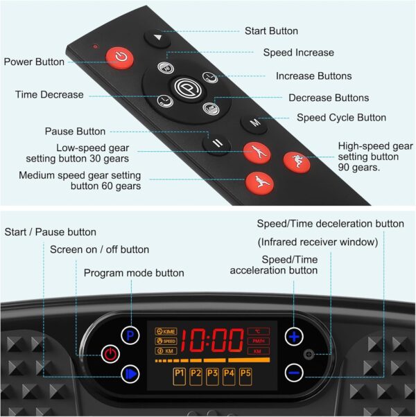 Vibration Plate Exercise Machine for Lymphatic Drainage Weight Loss - Image 6
